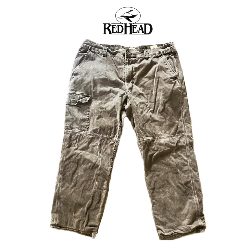 RED HEAD Brand Co Fleece Lined Brown Pants Size 42 x 32 Utility